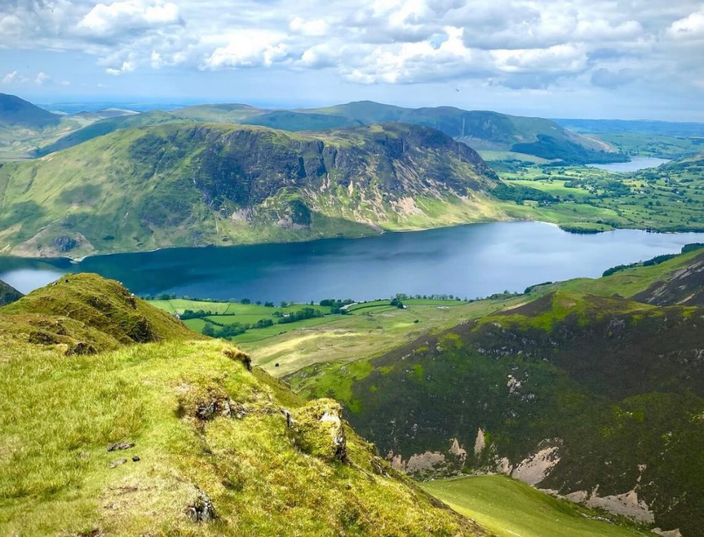 Crummock water on a calm day