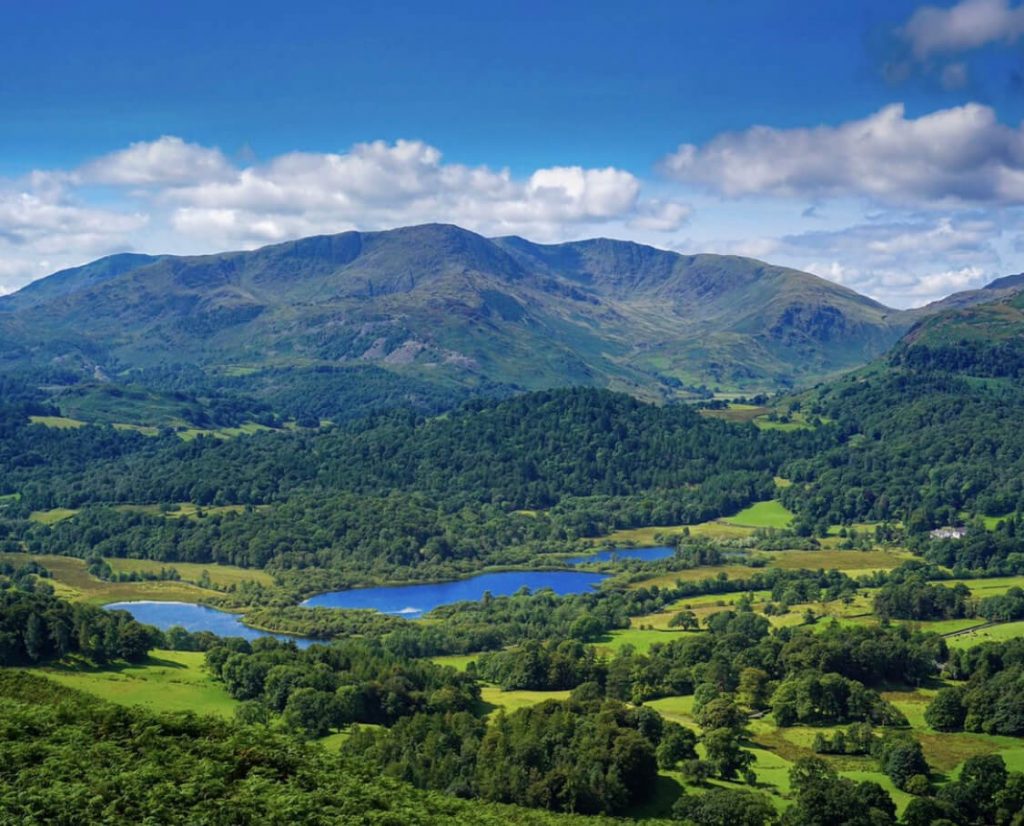 A view of Esthwaite Water