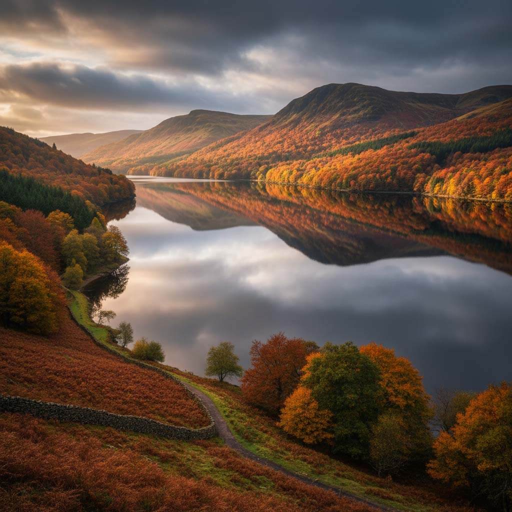 A view of Bassenthwaite Lake