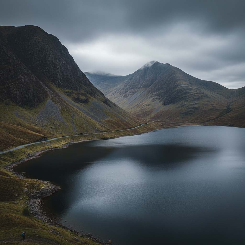 Walking by the shores of Wastwater