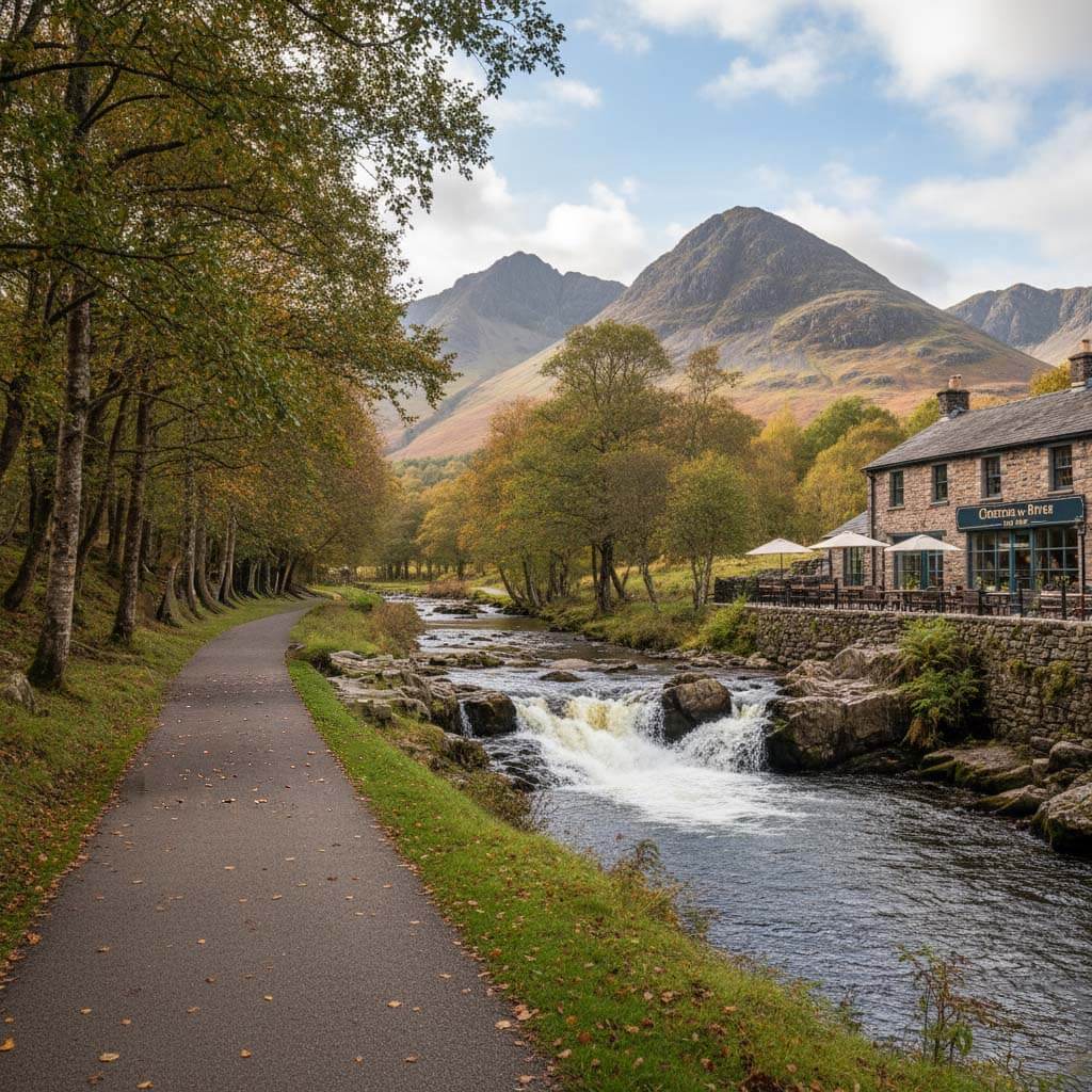 Accessible path from Elterwater to Skelwith Bridge