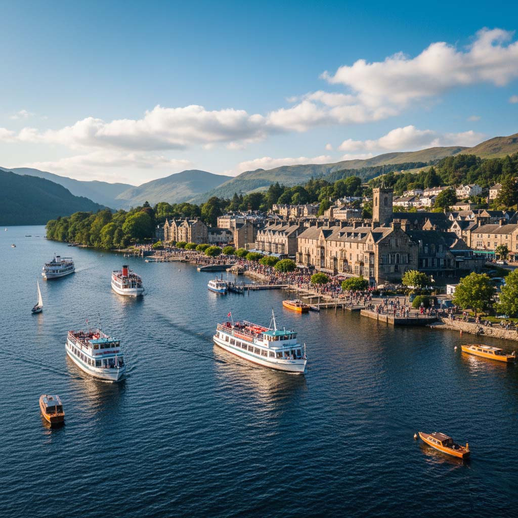 A view of Bowness-on-Windermere