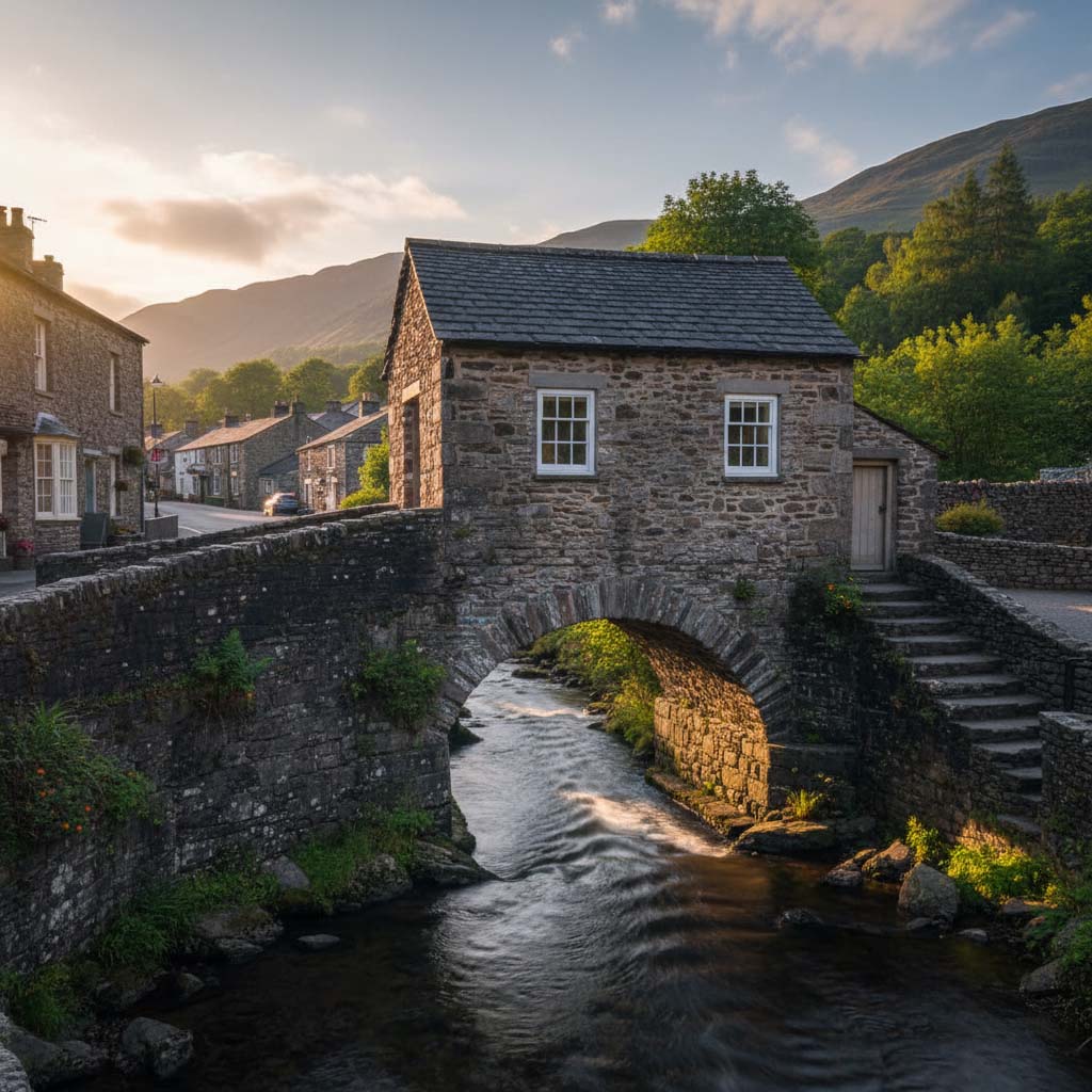 The iconic Bridge House in Ambleside