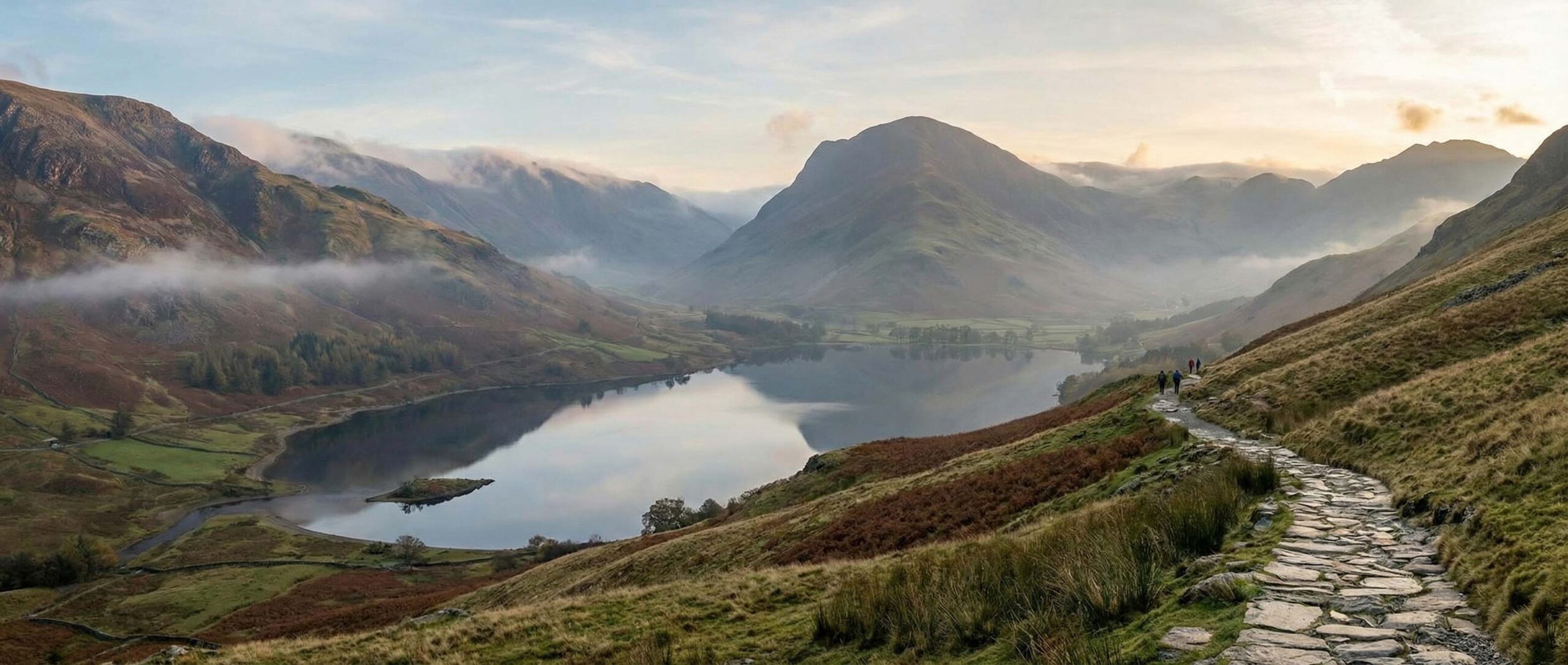 Panoramic view of the Lake District